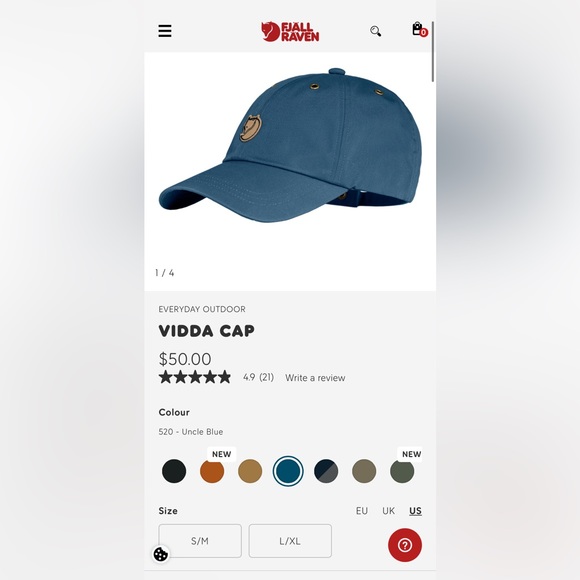 Fjallraven Vidda cap S/M - Picture 4 of 4